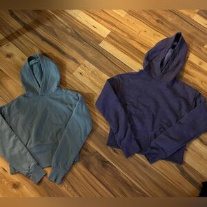 Tek Gear Purple and Olive Ultrasoft Fleece Hoodie